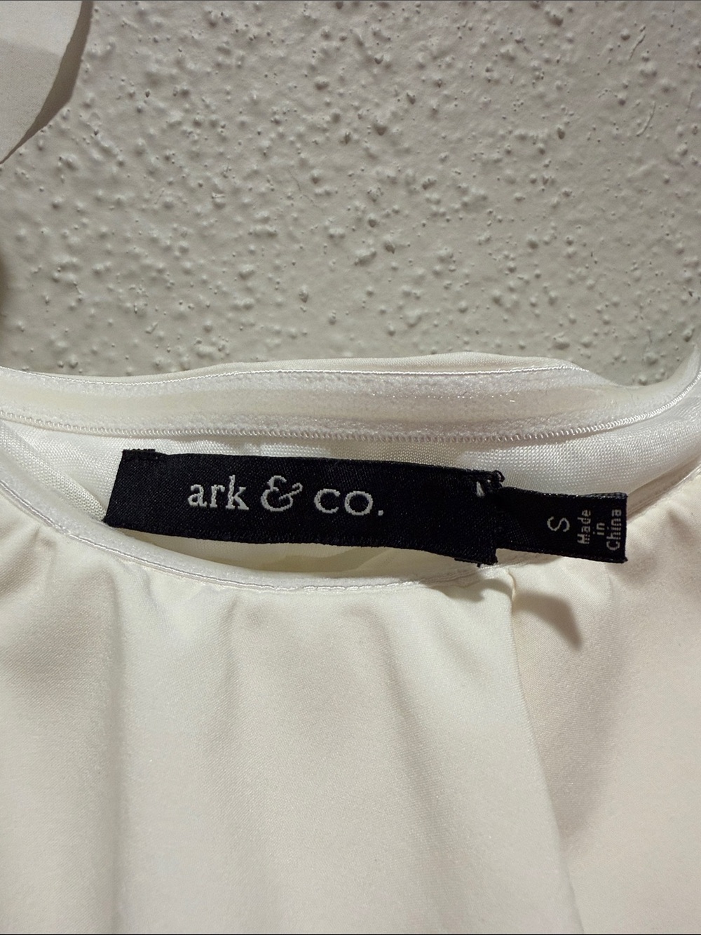 Ark & Co Cream One-Shoulder Ruffle Dress - Picture 2 of 7